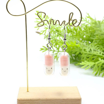 Creative Pill Dangle Earrings for Everyday Style style-5 by HitMyNeed
