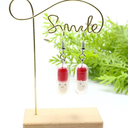 Creative Pill Dangle Earrings for Everyday Style style-6 by HitMyNeed