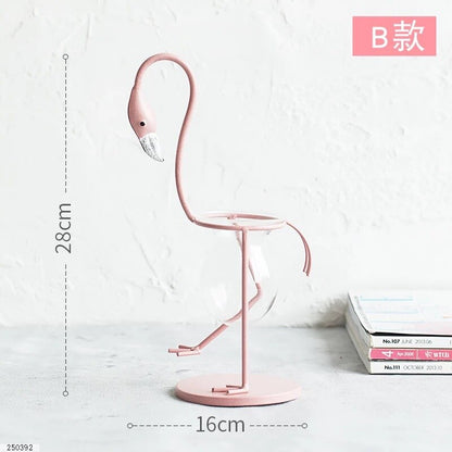 Creative Pink Flamingo Vase Set of 3 by HitMyNeed