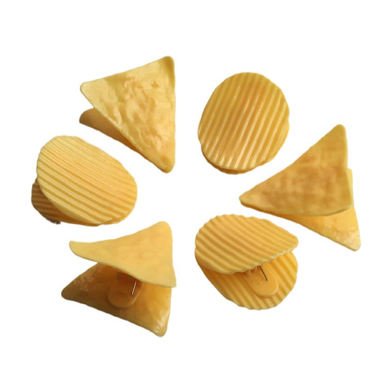 Creative Plastic Snack Bag Clips Set (6 Pcs) round by HitMyNeed
