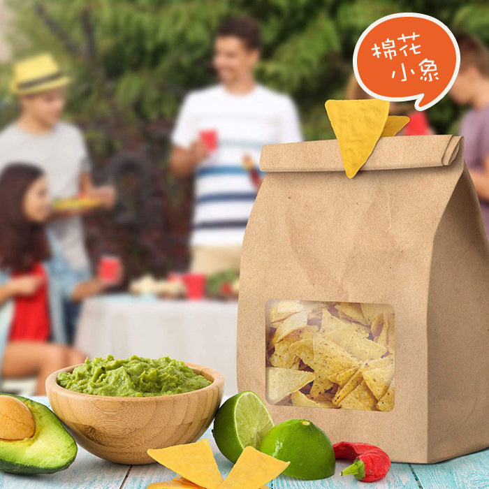 Creative Plastic Snack Bag Clips Set (6 Pcs) triangle by HitMyNeed