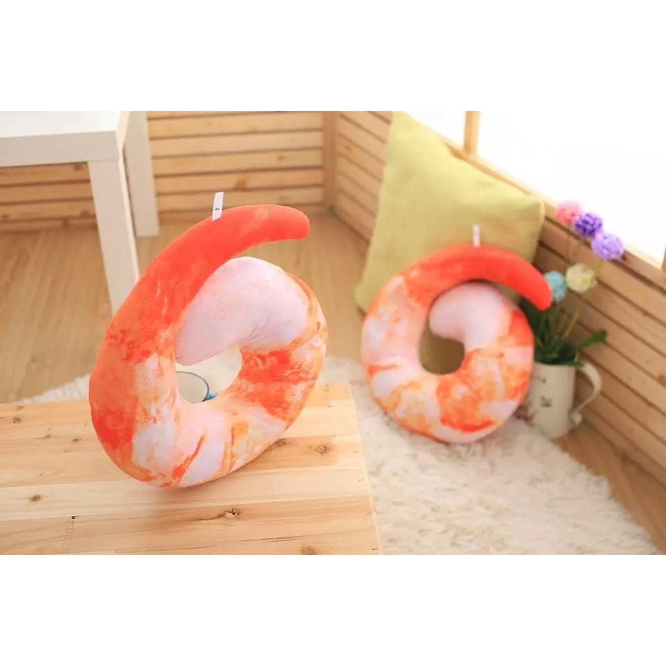 Creative Shrimp Neck Pillow - 40cm Plush Support by HitMyNeed