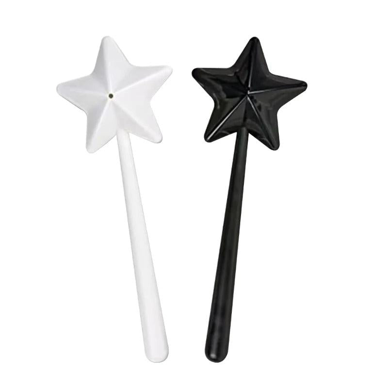 Creative Star Wand Salt and Pepper Shaker black-plus-white by HitMyNeed