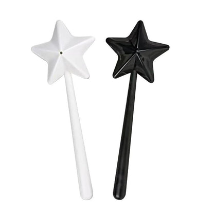 Creative Star Wand Salt and Pepper Shaker black-plus-white by HitMyNeed