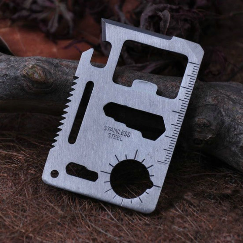 Credit Card Multitool Survival Gear 11-in-1 by HitMyNeed