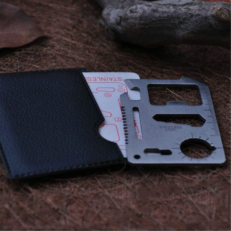 Credit Card Multitool Survival Gear 11-in-1 by HitMyNeed