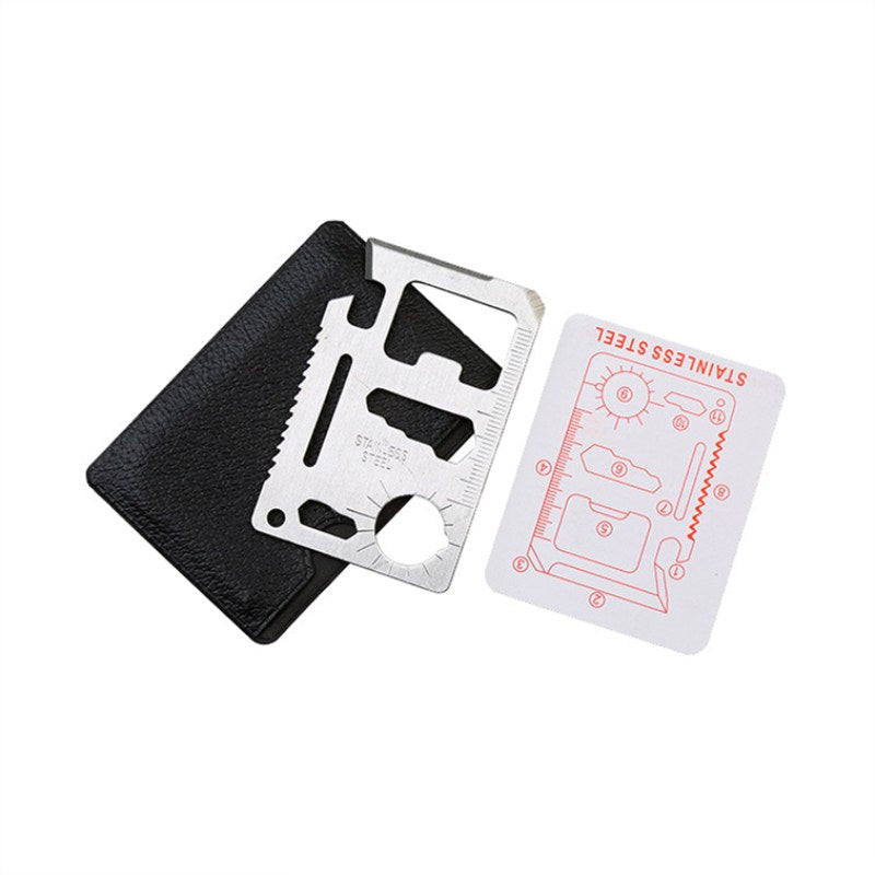 Credit Card Multitool Survival Gear 11-in-1 by HitMyNeed