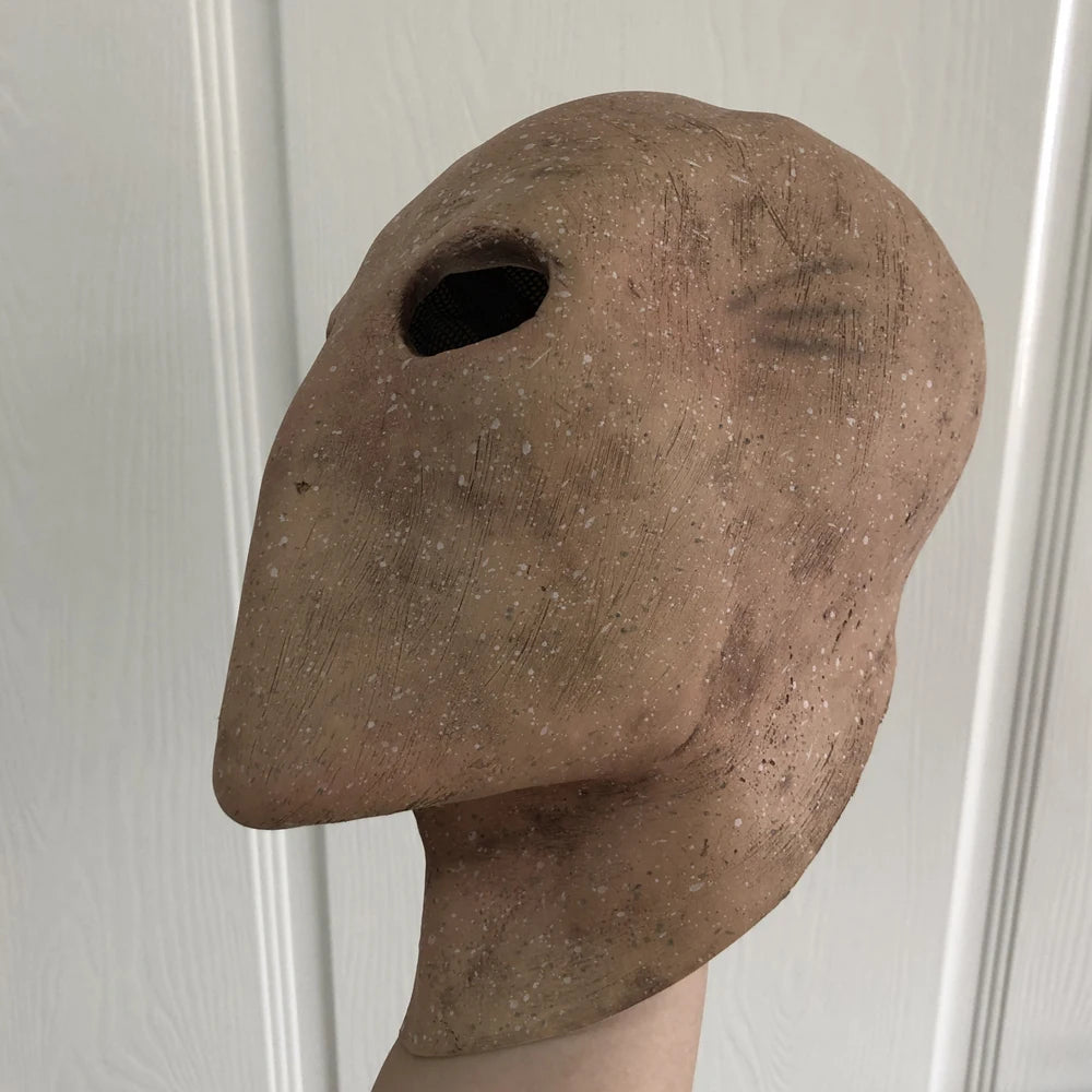Creepy Slenderman Faceless Latex Full Head Mask by HitMyNeed