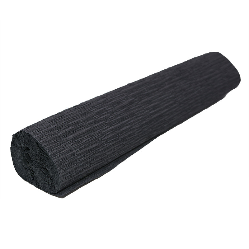 Crepe Paper Roll for DIY Crafts, Flowers & Décor black by HitMyNeed