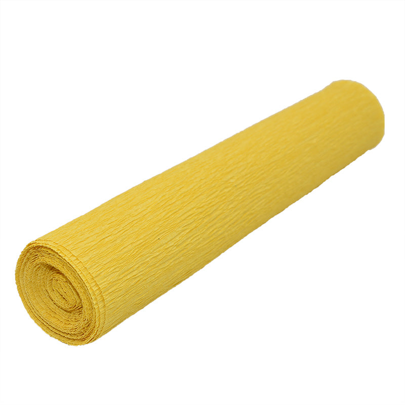 Crepe Paper Roll for DIY Crafts, Flowers & Décor gold-yellow by HitMyNeed