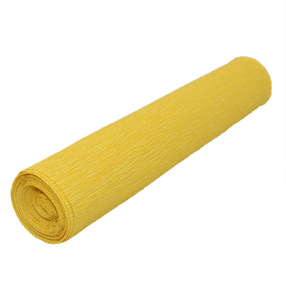 Crepe Paper Roll for DIY Crafts, Flowers & Décor gold-yellow by HitMyNeed