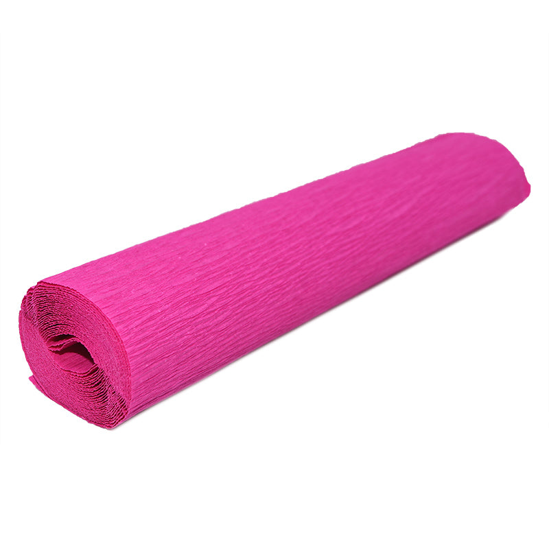 Crepe Paper Roll for DIY Crafts, Flowers & Décor rose-red by HitMyNeed