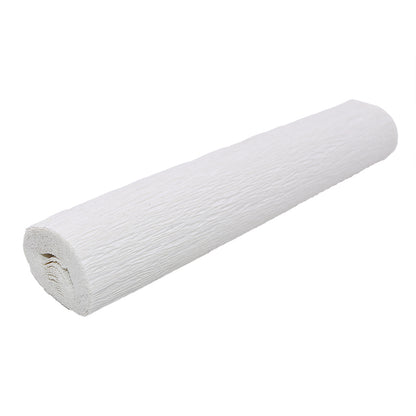 Crepe Paper Roll for DIY Crafts, Flowers & Décor white by HitMyNeed