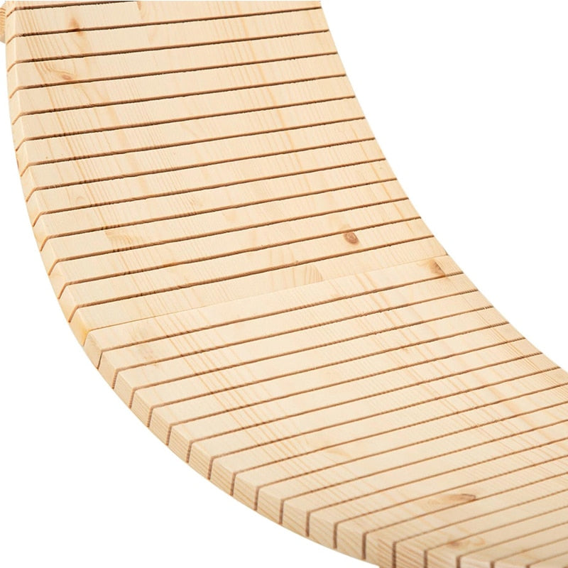 Crescent Wooden Cat Wall Platform by HitMyNeed