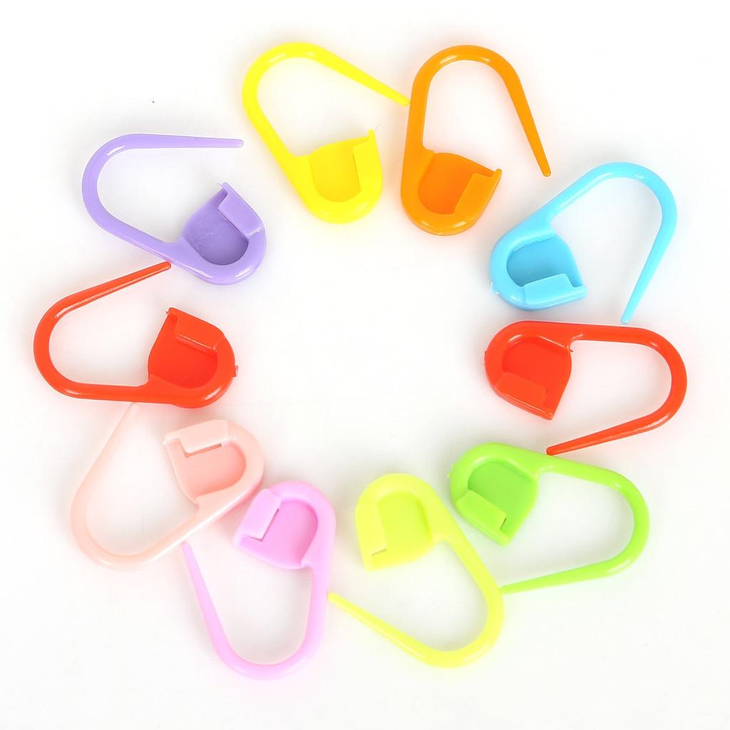 Crochet Stitch Markers DIY Clips Set (10 pcs) by HitMyNeed