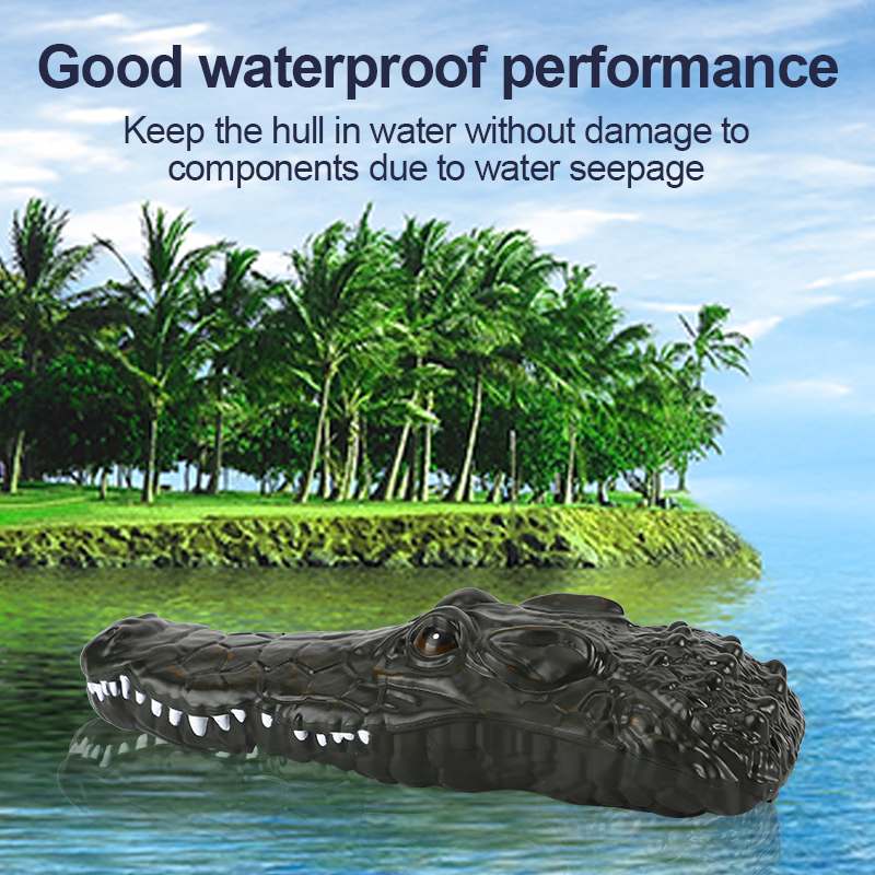 Crocodile Head RC Boat with Realistic Motion by HitMyNeed