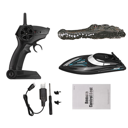 Crocodile Head RC Boat with Realistic Motion by HitMyNeed