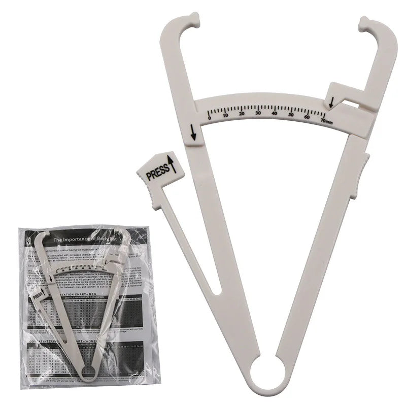 Crossfit Body Fat Caliper with Chart white-single-scale by HitMyNeed
