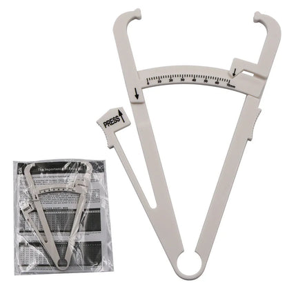 Crossfit Body Fat Caliper with Chart white-single-scale by HitMyNeed