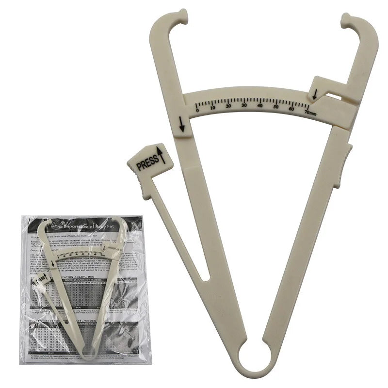 Crossfit Body Fat Caliper with Chart white-single-scale-10 by HitMyNeed