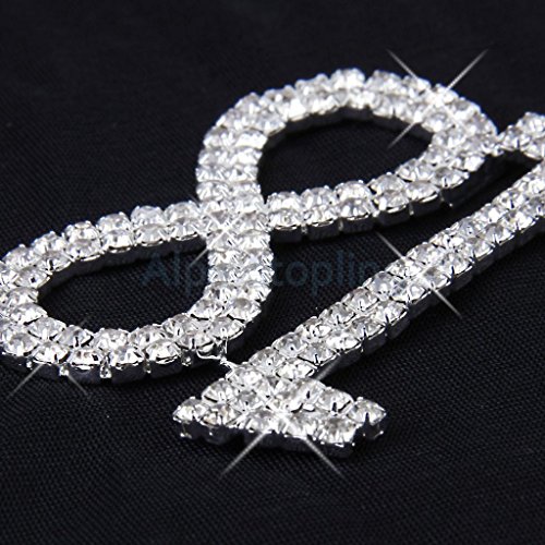 Crystal 18th Anniversary & Birthday Cake Topper by HitMyNeed