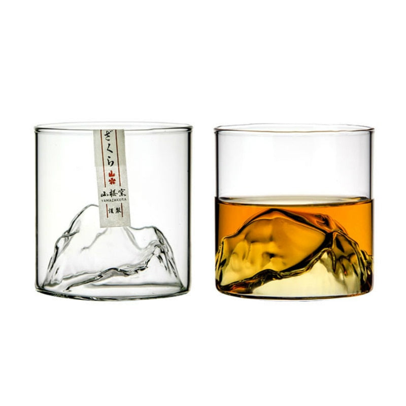 Crystal Mountain Whiskey Glass 200ml by HitMyNeed