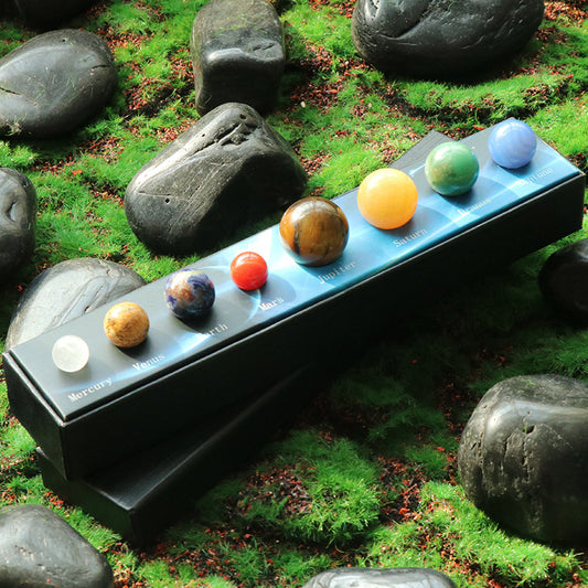 Crystal Solar System Planetary Gemstone Set (8pcs) by HitMyNeed