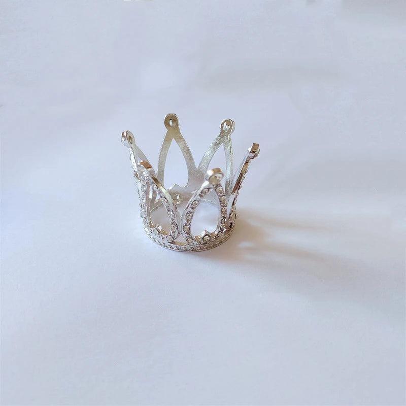 Crystal Studded Mini Crown Cake Topper by HitMyNeed