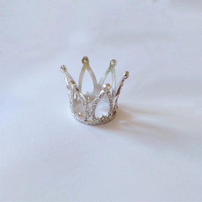 Crystal Studded Mini Crown Cake Topper by HitMyNeed