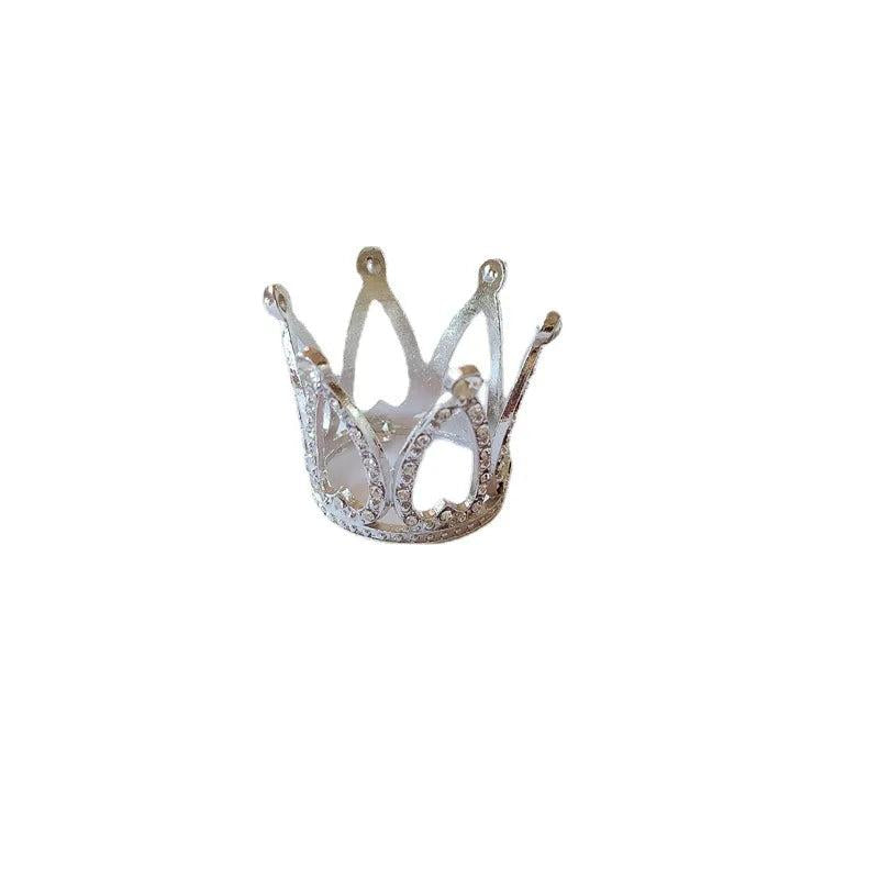 Crystal Studded Mini Crown Cake Topper by HitMyNeed