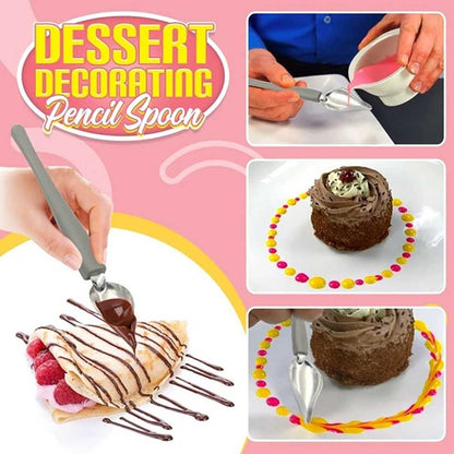 Culinary Sauce Spoons Set for Plate Decorating (2pcs) by HitMyNeed