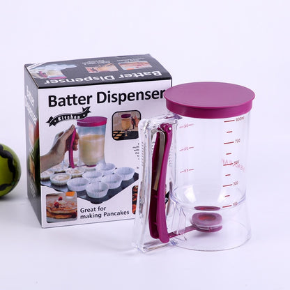 Cupcake Batter Dispenser with Measuring Cup 900ml by HitMyNeed