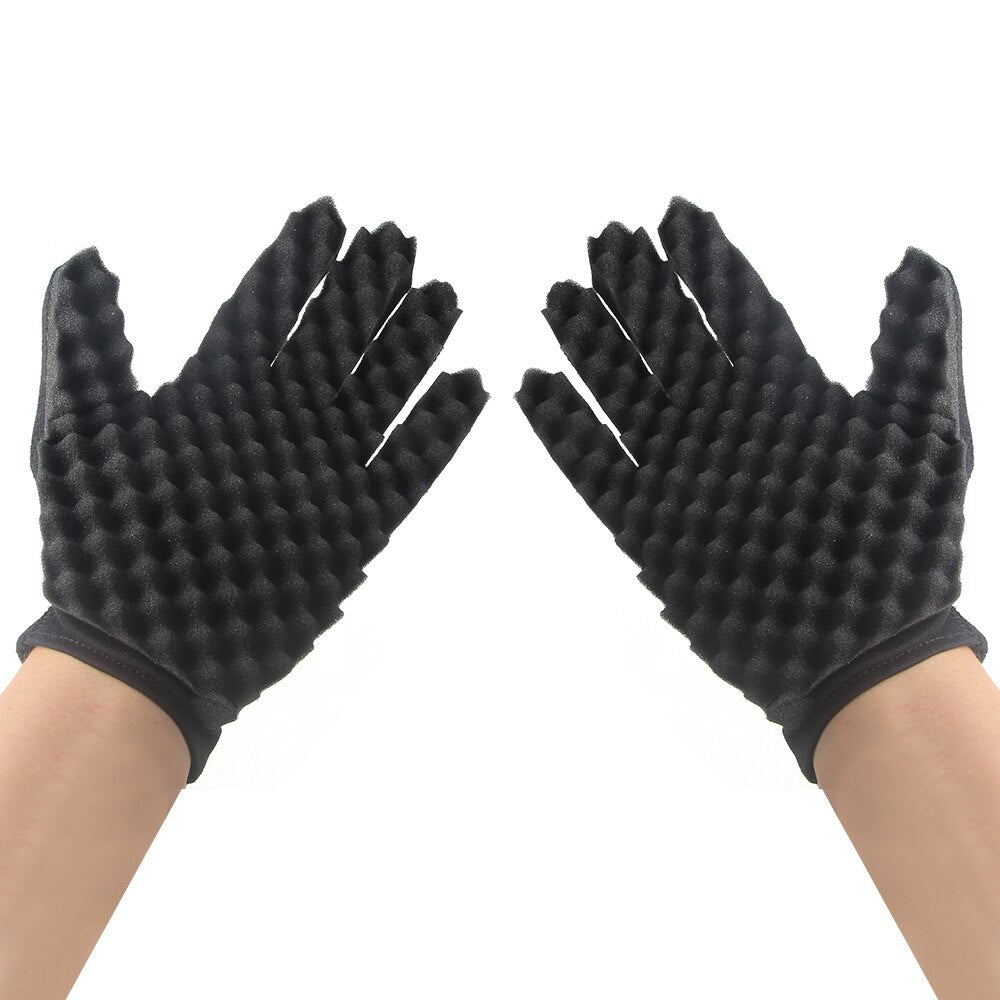 Curl Sponge Hair Curling Glove for Defined Curls by HitMyNeed