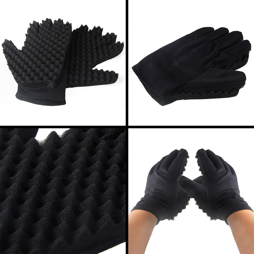 Curl Sponge Hair Curling Glove for Defined Curls by HitMyNeed