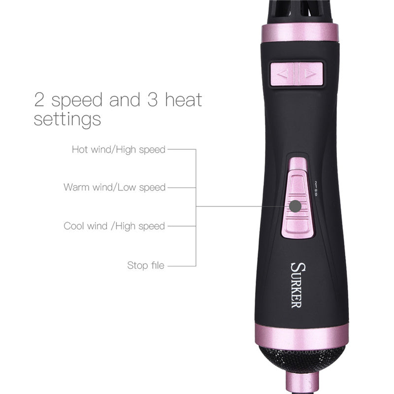 Curling Blow Dryer Electric Hair Brush 1000W by HitMyNeed
