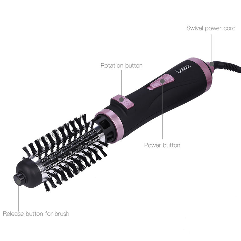 Curling Blow Dryer Electric Hair Brush 1000W by HitMyNeed