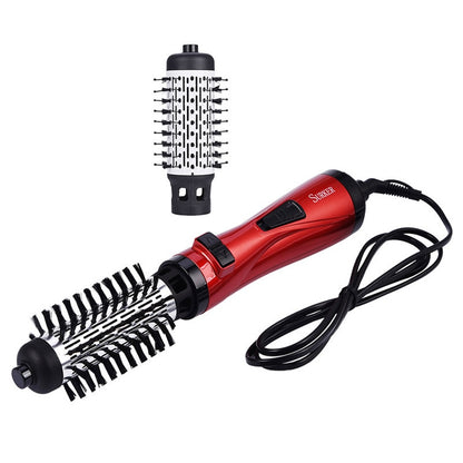 Curling Blow Dryer Electric Hair Brush 1000W red by HitMyNeed