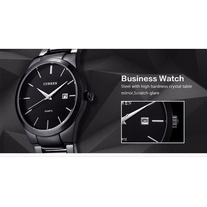 Curren Men's Stainless Steel Quartz Watch by HitMyNeed