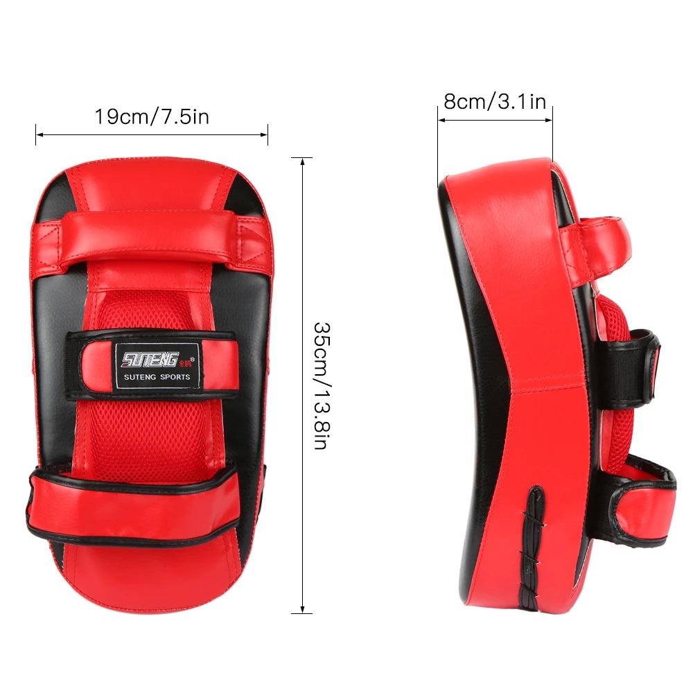 Curved Boxing Punch Pad with Forearm Support by HitMyNeed