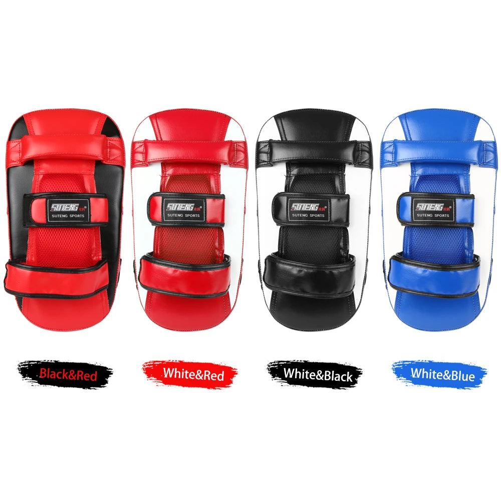 Curved Boxing Punch Pad with Forearm Support by HitMyNeed