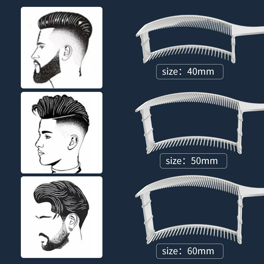 Curved Heat-Resistant Clipper Blending Comb by HitMyNeed
