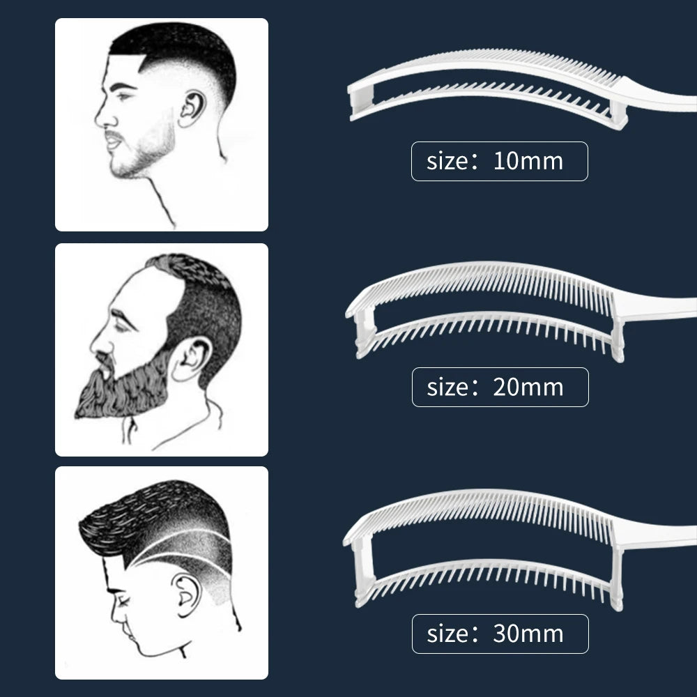 Curved Heat-Resistant Clipper Blending Comb by HitMyNeed