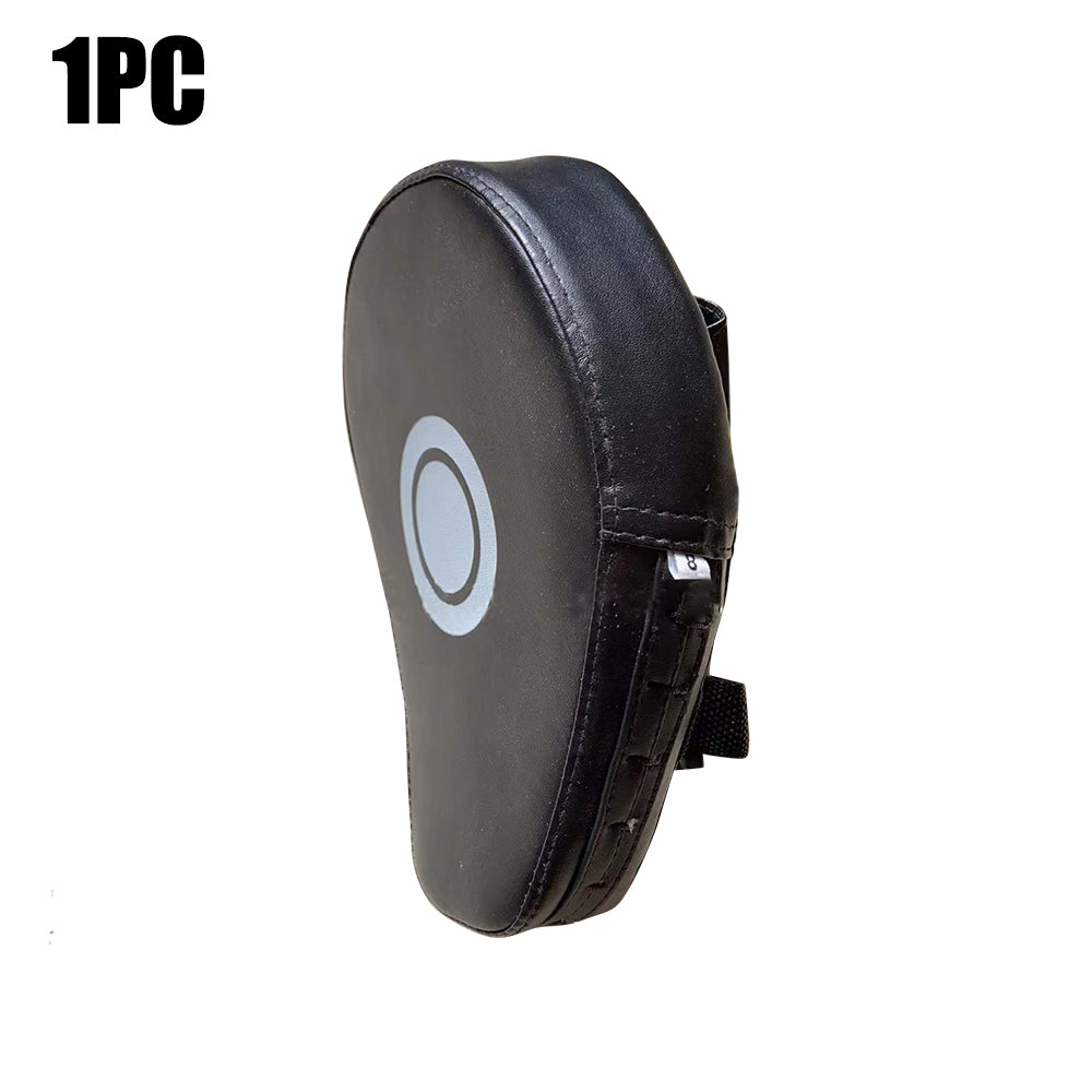 Curved Muay Thai Boxing Focus Mitt with 5-Finger Grip 1-pc-black by HitMyNeed