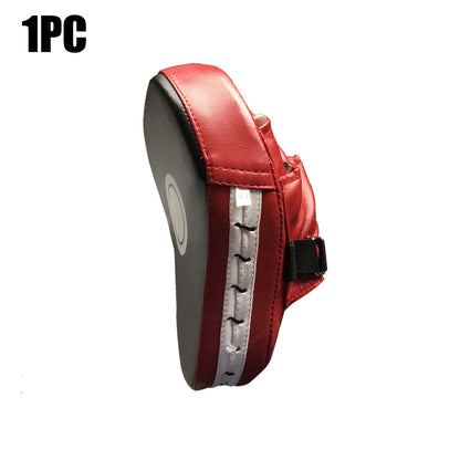 Curved Muay Thai Boxing Focus Mitt with 5-Finger Grip 1-pc-red by HitMyNeed
