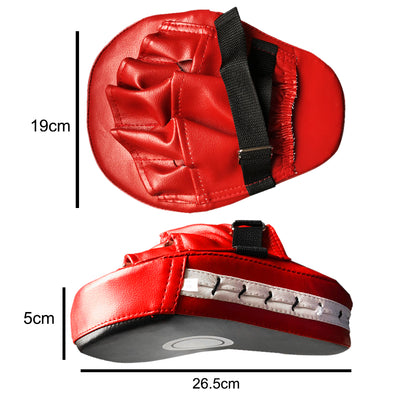 Curved Muay Thai Boxing Focus Mitt with 5-Finger Grip by HitMyNeed