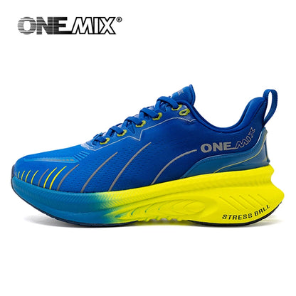 Cushioned Non-Slip Running Shoes for Heavy Runners blue 36.0 by HitMyNeed