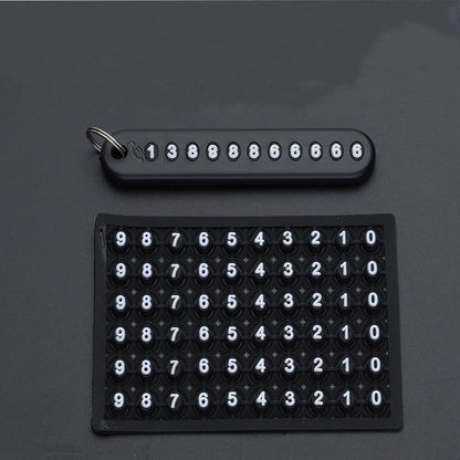 Custom Number Anti-Lost Keychain Tag by HitMyNeed