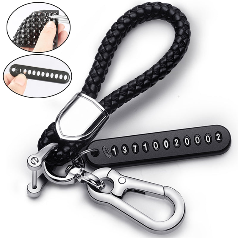 Custom Number Anti-Lost Keychain Tag by HitMyNeed