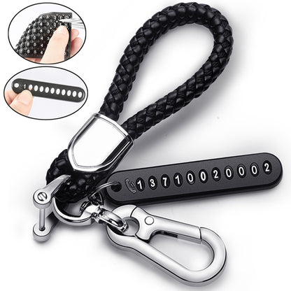 Custom Number Anti-Lost Keychain Tag by HitMyNeed