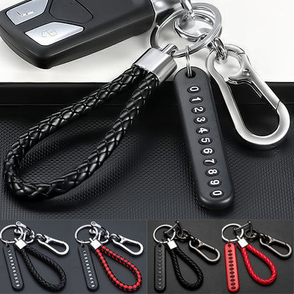 Custom Number Anti-Lost Keychain Tag by HitMyNeed
